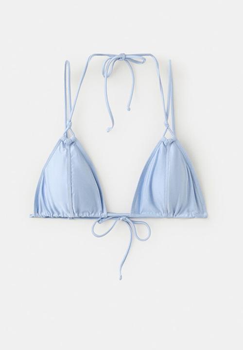 MANGO - Bikini top acalia - light pastel blue