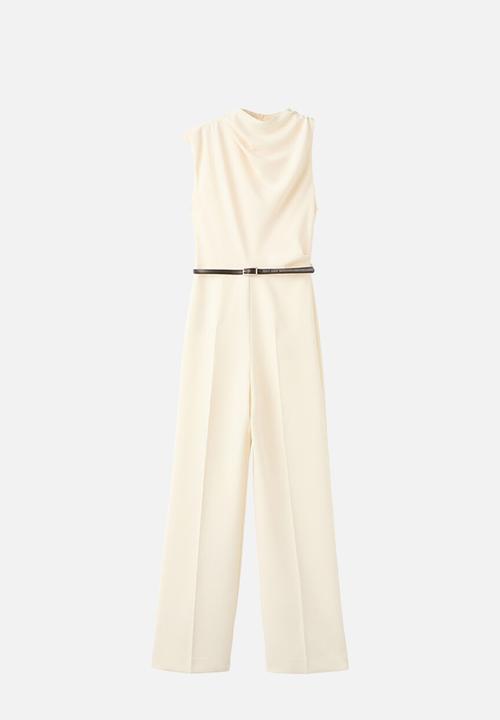 MANGO - Jumpsuit madison - light beige