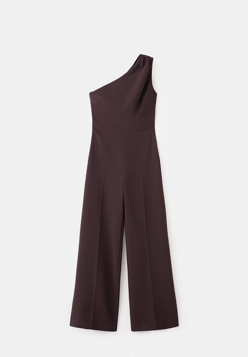MANGO - Jumpsuit fabio - dark brown