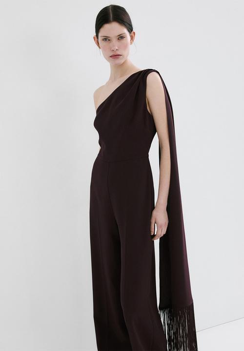 MANGO - Jumpsuit fabio - dark brown