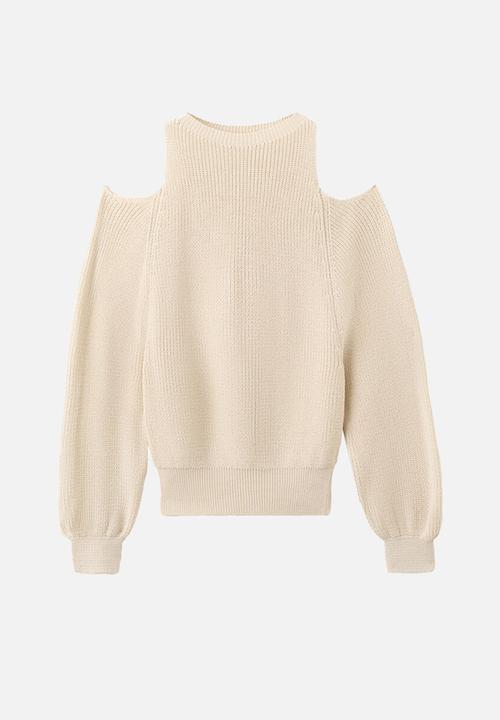 MANGO - Sweater cranc - light beige