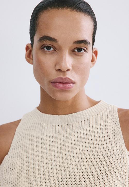 MANGO - Sweater cranc - light beige