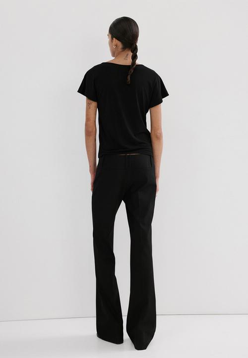 MANGO - T-shirt milena - black