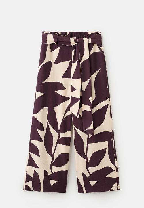 MANGO - Trousers plumas - light beige