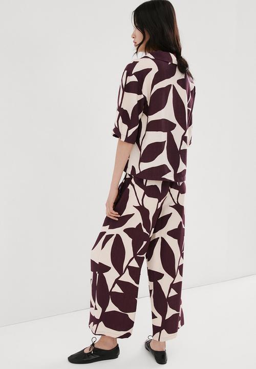 MANGO - Trousers plumas - light beige