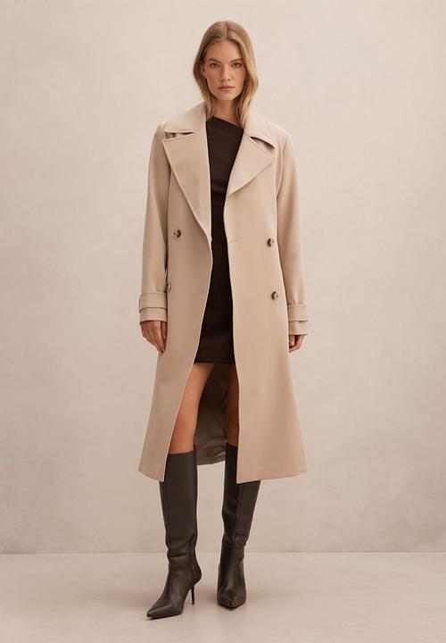 Forever New - Lilah Trench Coat in Neutral