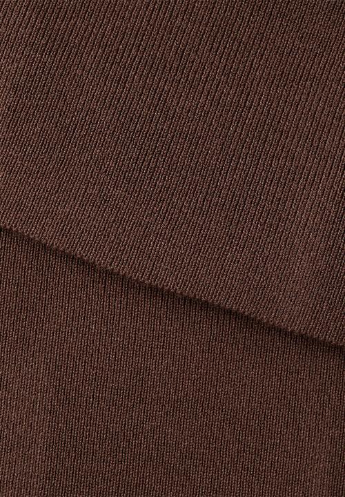 MANGO - Top gabriete - dark brown