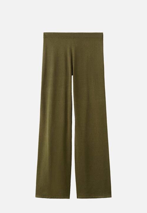MANGO - Trousers ostrich - beige/khaki