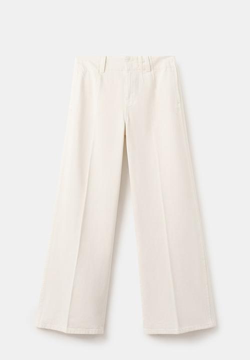 MANGO - Trousers alma - natural