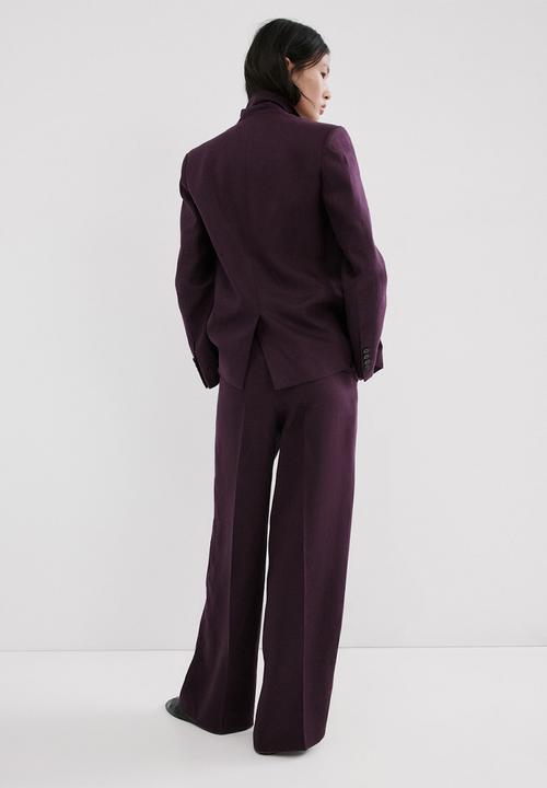 MANGO - Trousers tempoli - medium purple