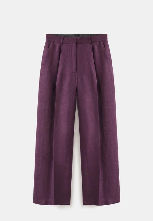 MANGO - Trousers tempoli - medium purple