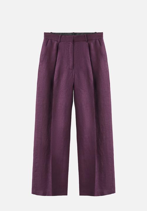 MANGO - Trousers tempoli - medium purple