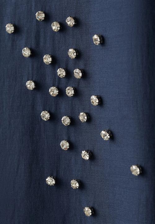 MANGO - Shirt smokey - navy