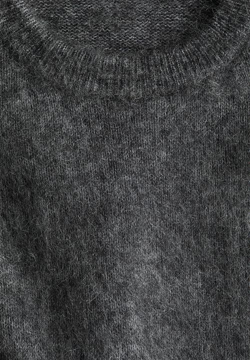 H&M - Mohair-blend jumper - dark grey marl
