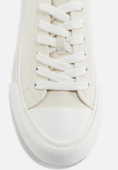 H&M - Canvas trainers - cream