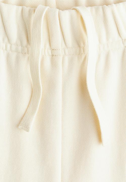H&M - Sports sweatpants with drymove? - cream