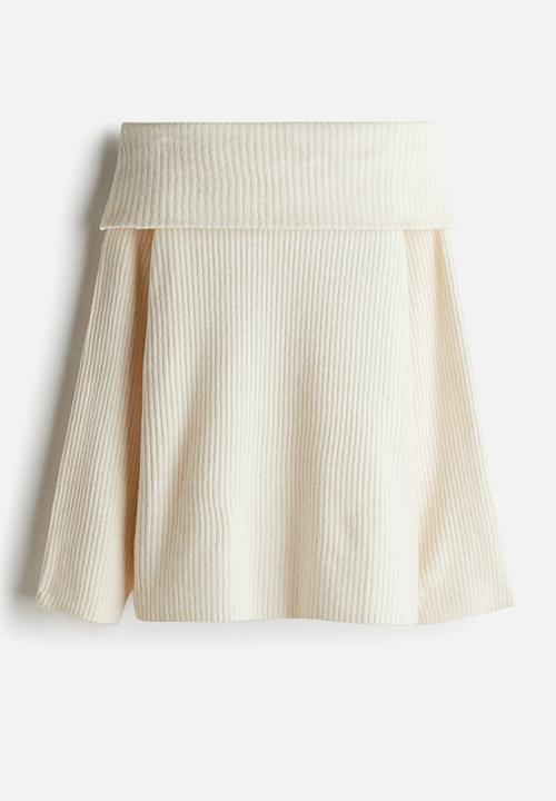 H&M - Off-the-shoulder jumper - light beige