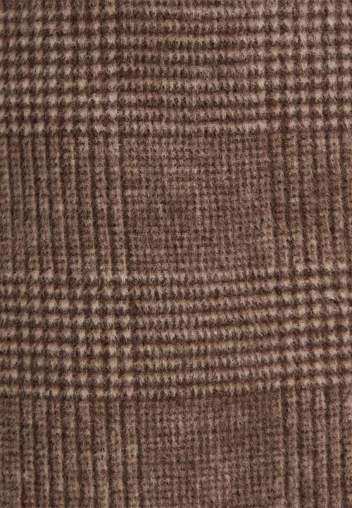 Forever New - Charlie Check Coat in Mid Brown Check Set