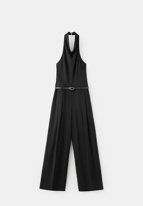 MANGO - Jumpsuit pipa - black