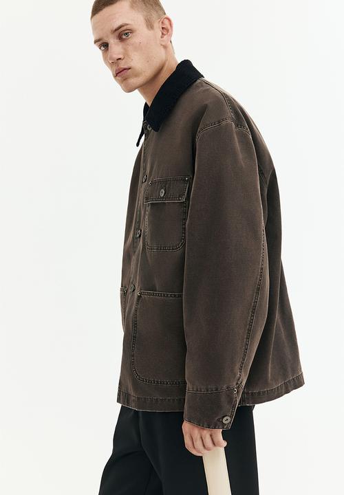 H&M - Cotton canvas jacket - dark grey
