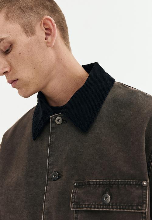 H&M - Cotton canvas jacket - dark grey