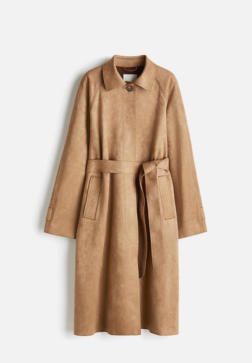 H&M - Tie-belt coat - beige