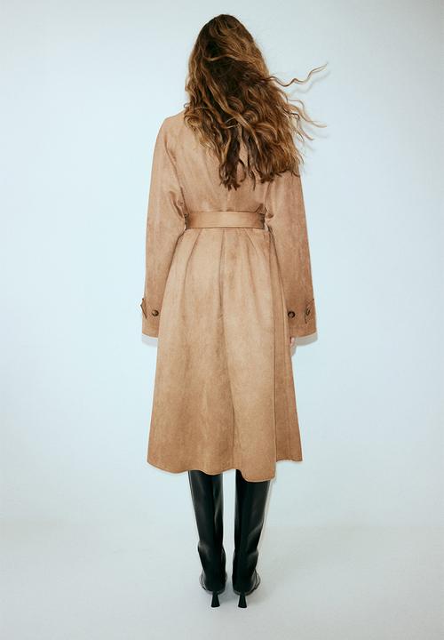 H&M - Tie-belt coat - beige