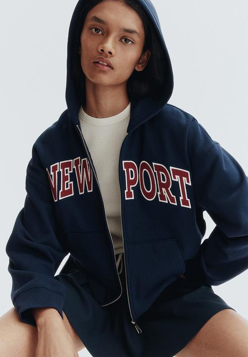 Zip-through hoodie - navy blue/newport - 1298024001
