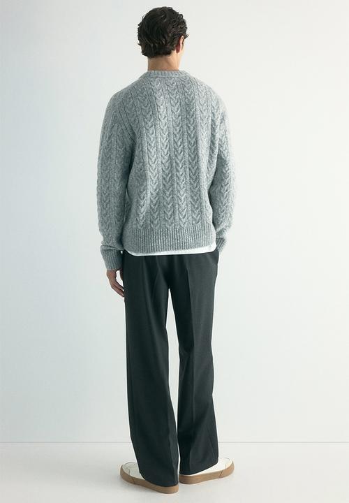 H&M - Relaxed fit trousers - dark grey