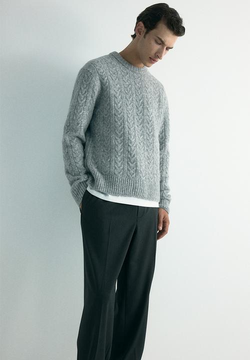 H&M - Relaxed fit trousers - dark grey