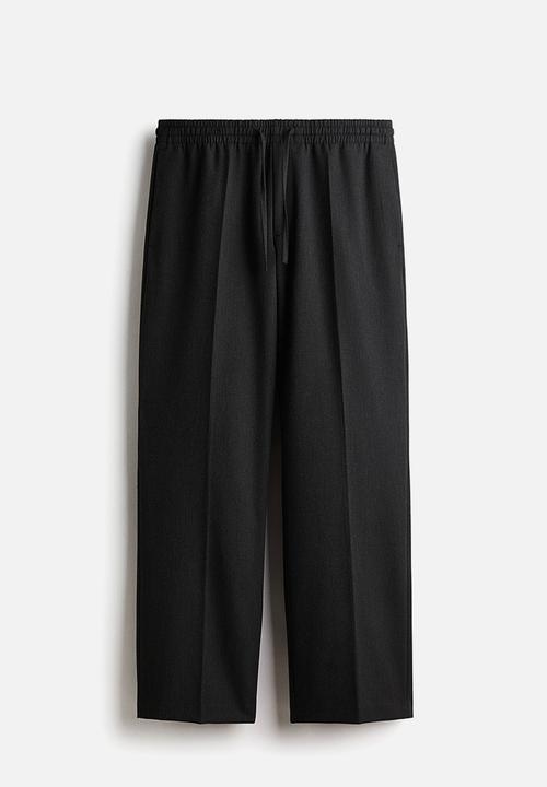 H&M - Relaxed fit trousers - dark grey