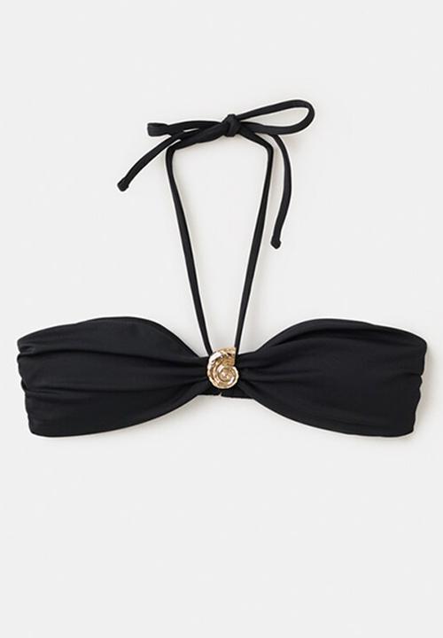 MANGO - Bikini top kilda- black