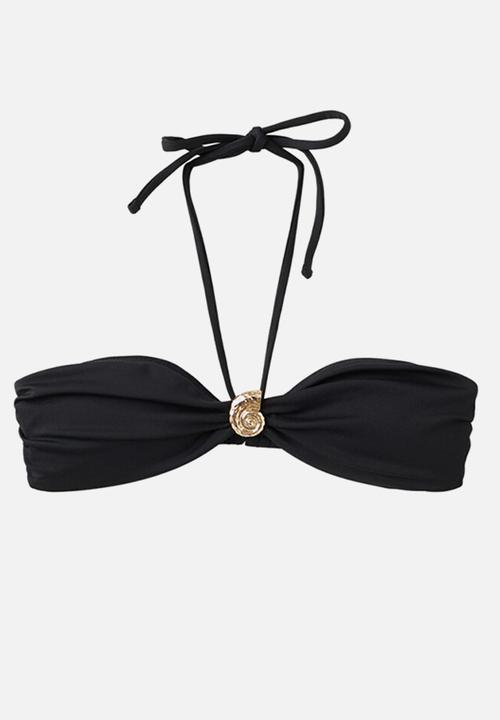 MANGO - Bikini top kilda- black