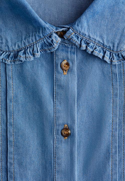 H&M - Denim blouse - light denim blue