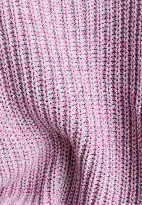 H&M - Patent-knit cotton jumper - light dusty pink