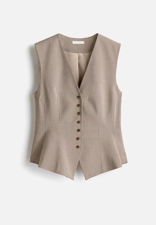 H&M - Peplum waistcoat - beige