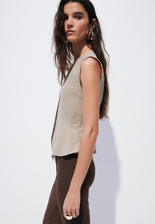 H&M - Peplum waistcoat - beige