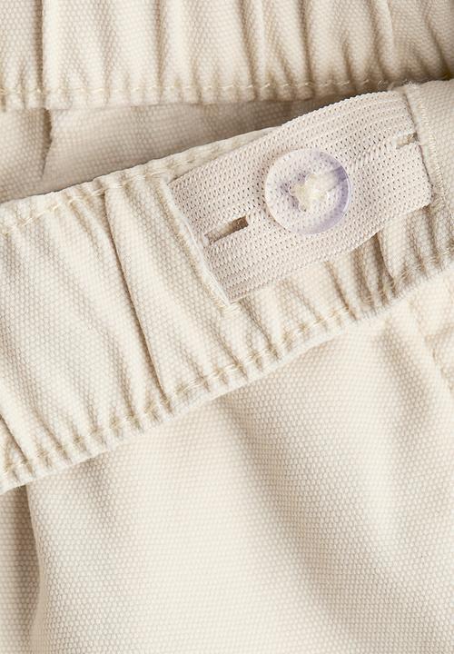 H&M - Canvas carpenter trousers - light beige