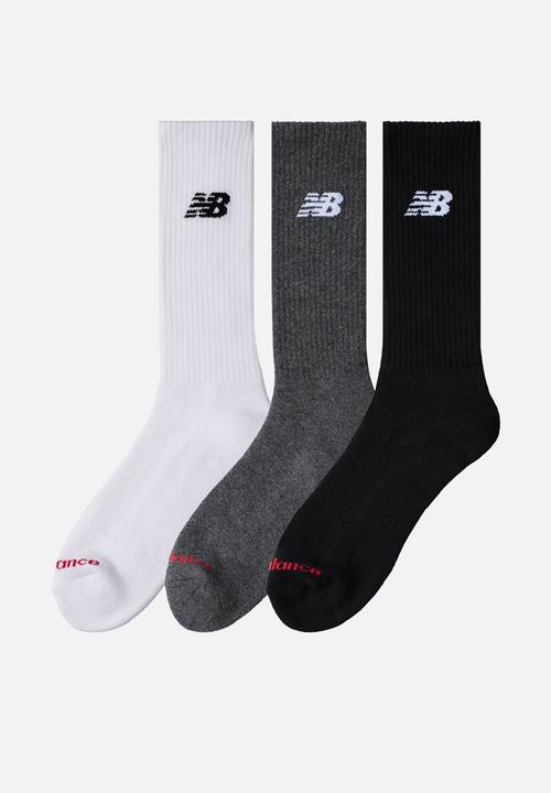 New Balance  - Everyday Crew Sock 3Pk - multi