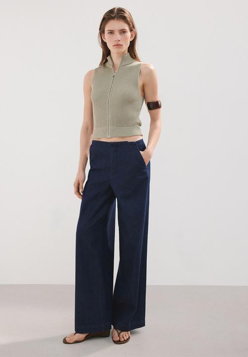 MANGO - Jeans avery- open blue