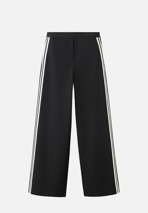 MANGO - Trousers sophie- black