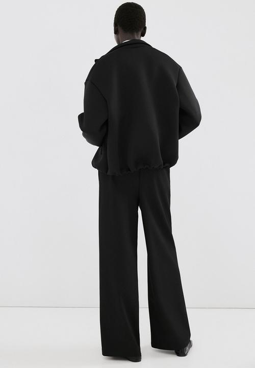 MANGO - Trousers sophie- black