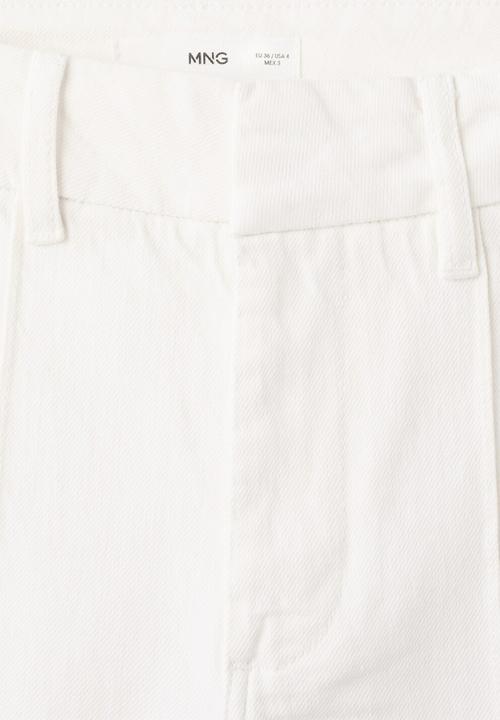 MANGO - Jeans paloma- white