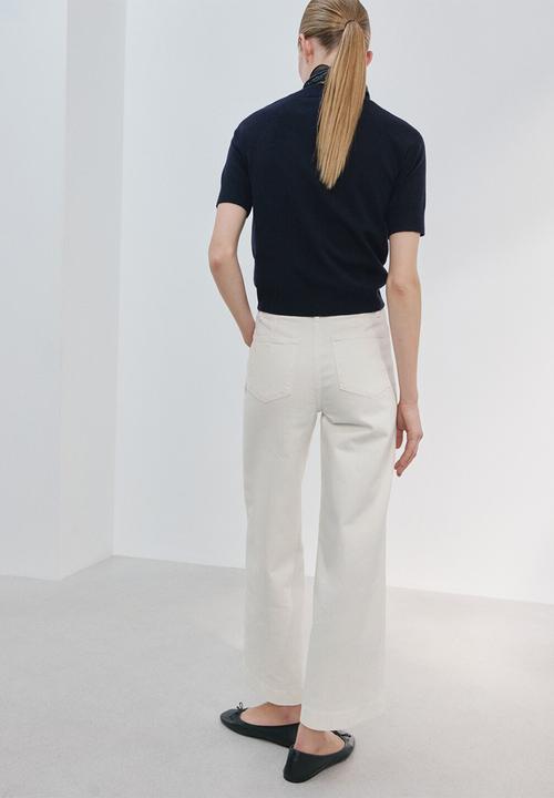 MANGO - Jeans paloma- white