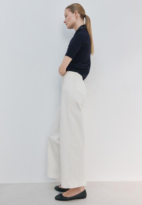 MANGO - Jeans paloma- white