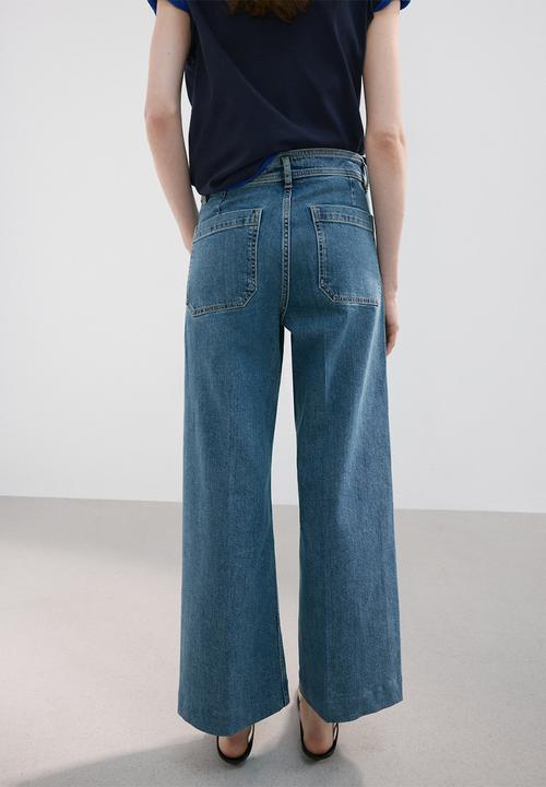 MANGO - Jeans jessie  -  open blue