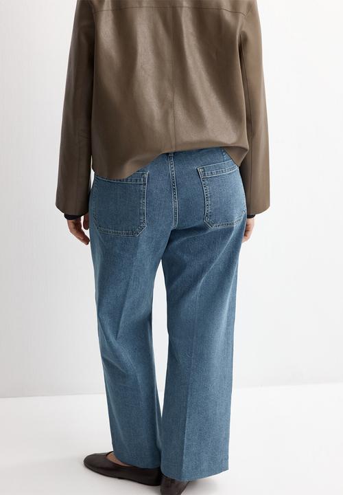 MANGO - Jeans jessie  -  open blue
