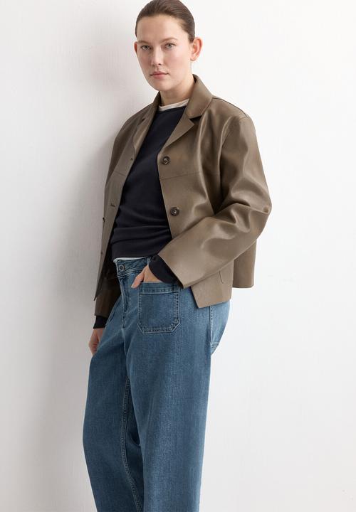 MANGO - Jeans jessie  -  open blue