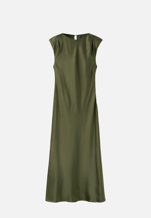 MANGO - Dress gante3 - green