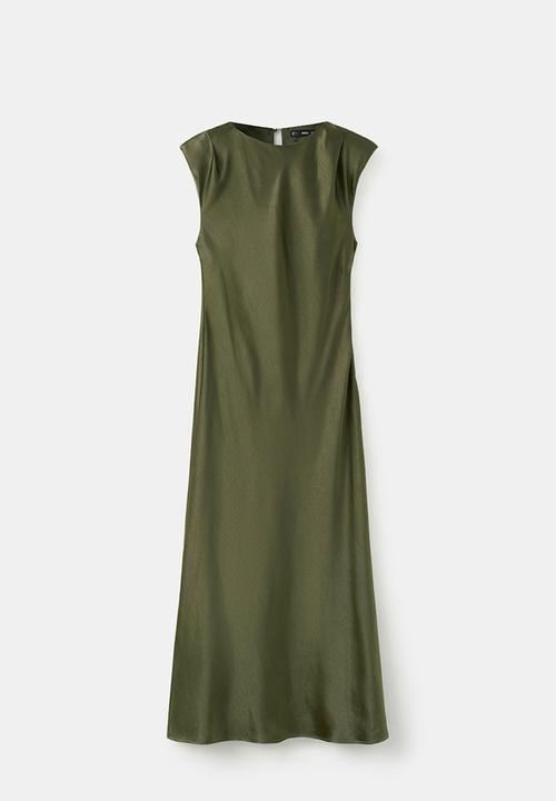 MANGO - Dress gante3 - green
